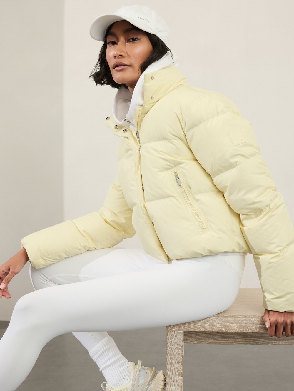 Athleta Summit Cropped Puffer